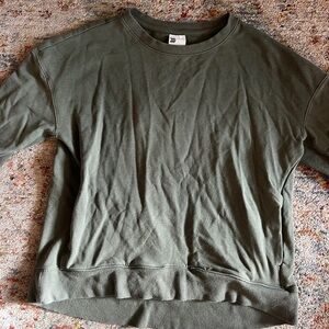 All in Motion Olive Sweatshirt